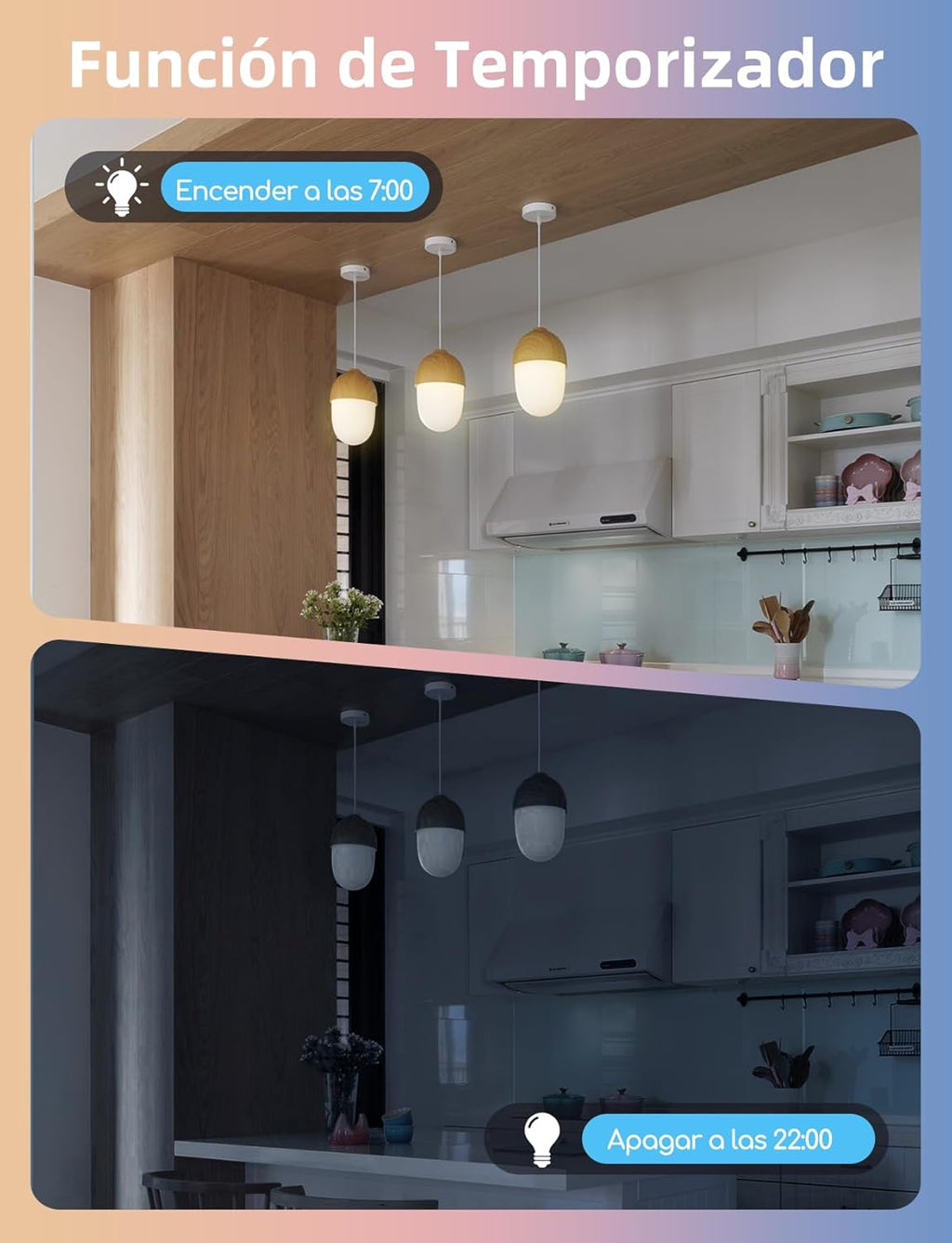 Aigostar Mesh- Bombilla Inteligente Bluetooth Mesh, G45. 2700K-6500K Y RGB Regulable, E14, 6.5W, 555LM. Bombilla LED Inteligente Compatible Con Alexa Y Google Home. Incluye Mando a Distancia. 2Uds