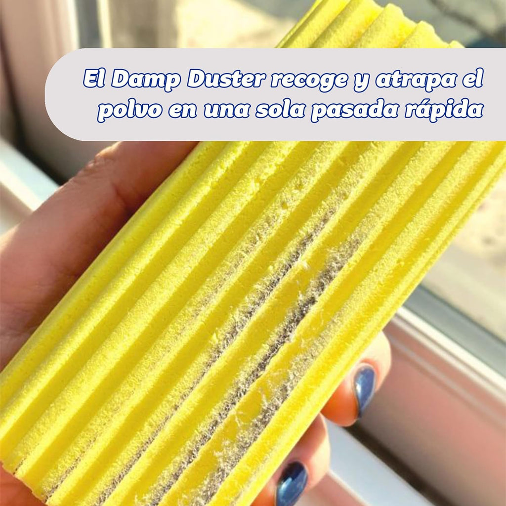 Damp Duster, Esponja Mágica Atrapapolvo, Plumero Para Limpiar Persianas Venecianas Y De Madera, Ventilaciones, Radiadores, Zócalos, Espejos Y Telarañas - Atrapa Polvo - Rosa