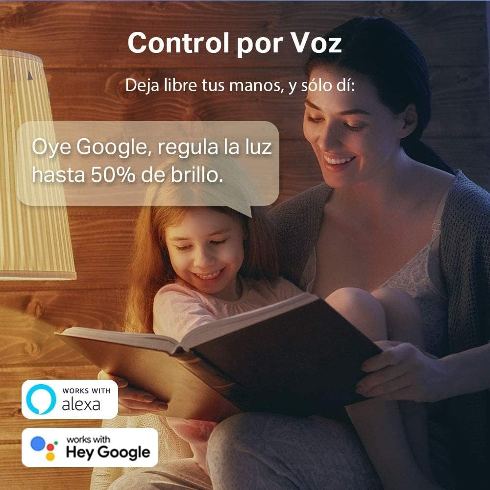Tapo L530E (4 Paquetes) – Bombilla LED Inteligente Wi-Fi, Multicolor, Regulable, Casquillo E27, 8.7W, 806 Lúmenes, Compatible Con Alexa Y Google Home