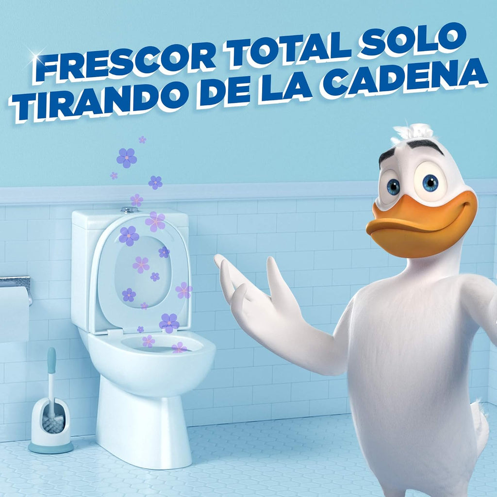 Pato Active Clean Colgador Para Inodoro, Frescor Intenso, Perfume Aroma Marine, (2 X 38,6G), 2 Unidades (Paquete De 1)