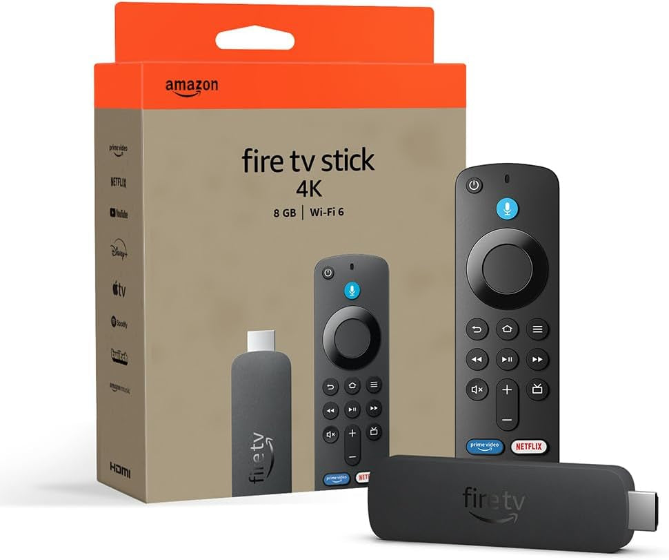Fire TV Stick 4K (Última Generación), Dispositivo De Streaming Compatible Con Wi-Fi 6, Dolby Vision, Dolby Atmos Y HDR10+