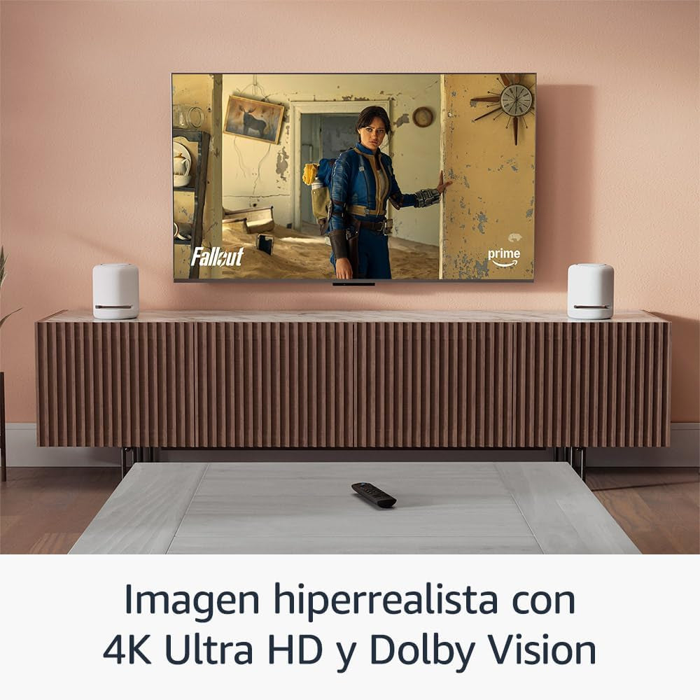 Fire TV Stick 4K (Última Generación), Dispositivo De Streaming Compatible Con Wi-Fi 6, Dolby Vision, Dolby Atmos Y HDR10+