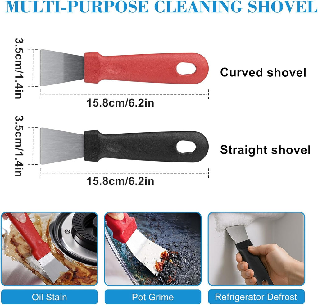 10 Piezas Cepillos Limpieza Hogar, Cepillos De Limpieza Hogar Estufas, Cepillo De Limpieza De Huecos, Cepillo Cerdas Duras, Cepillo Para Limpia Juntas, Raspador, Para Cocina Baño Ventanas