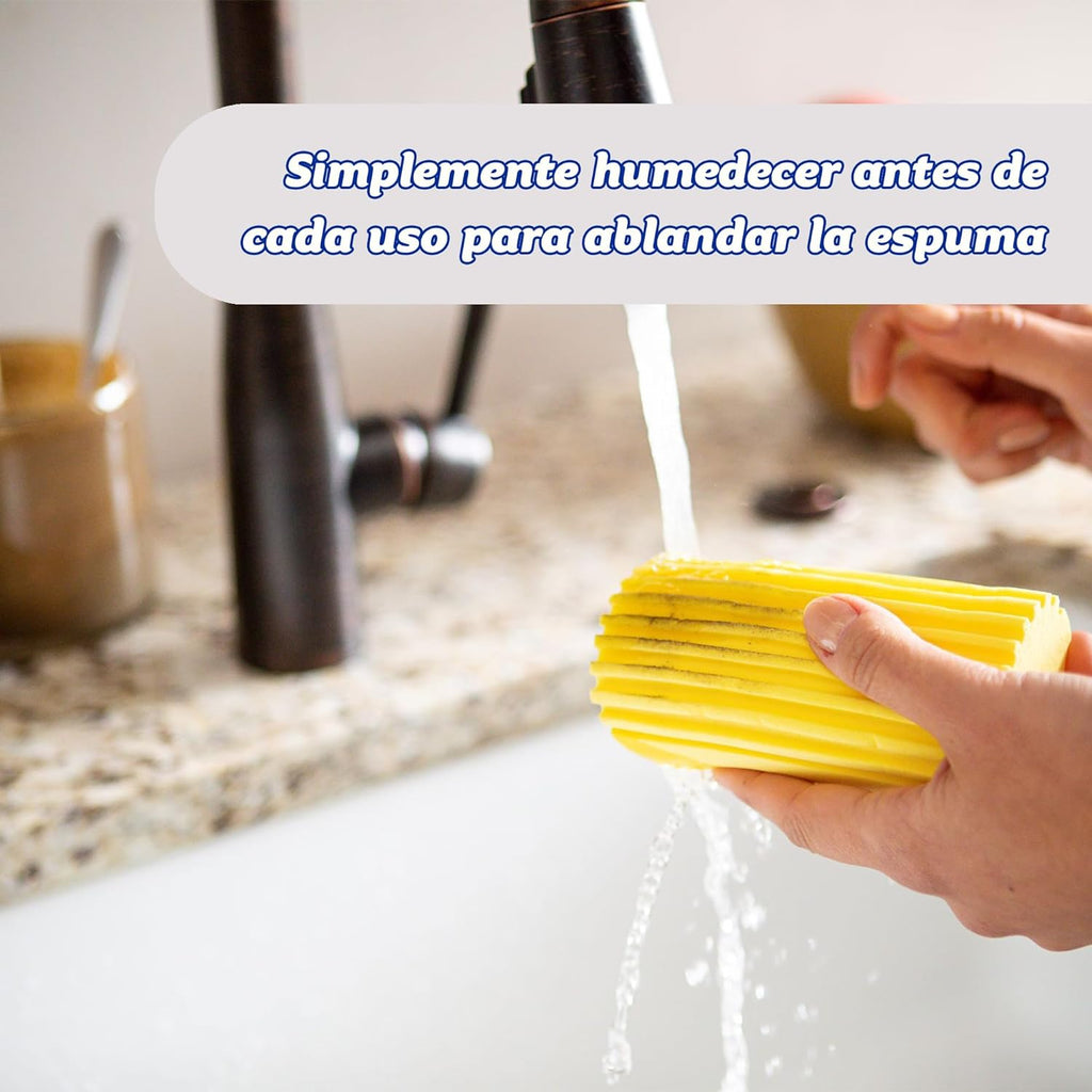 Damp Duster, Esponja Mágica Atrapapolvo, Plumero Para Limpiar Persianas Venecianas Y De Madera, Ventilaciones, Radiadores, Zócalos, Espejos Y Telarañas - Atrapa Polvo - Rosa