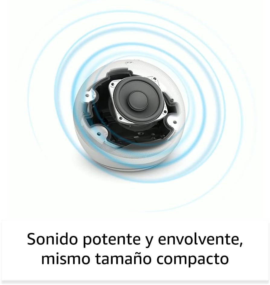 Echo Dot (Última Generación) | Altavoz Inteligente Wifi Y Bluetooth Con Alexa, Con Sonido Más Potente Y De Mayor Amplitud | Antracita