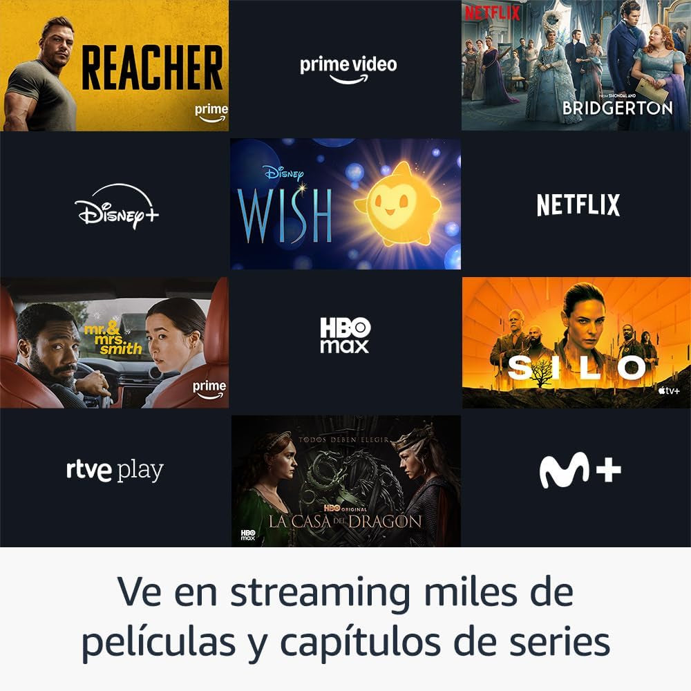 Fire TV Stick 4K (Última Generación), Dispositivo De Streaming Compatible Con Wi-Fi 6, Dolby Vision, Dolby Atmos Y HDR10+
