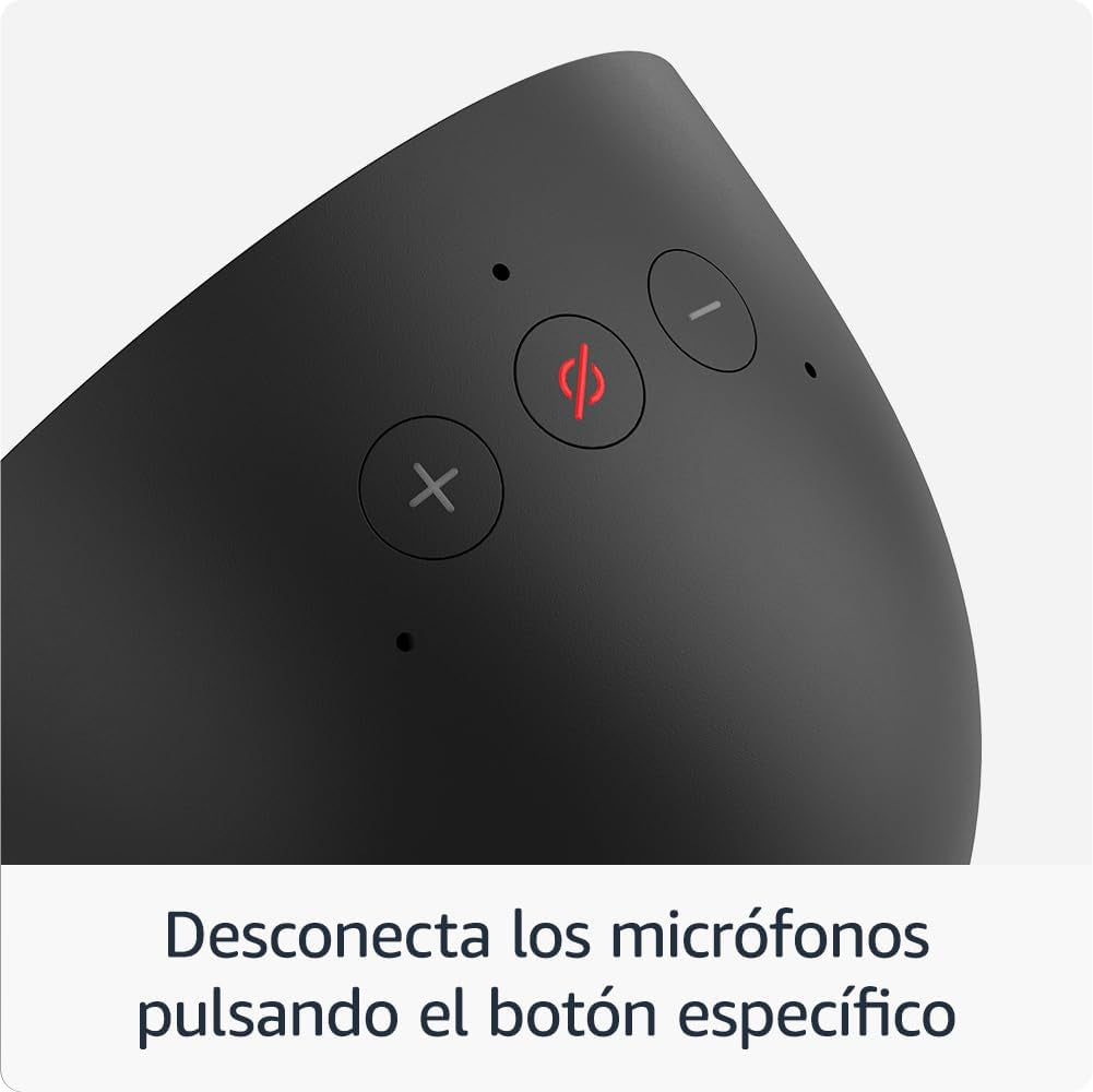 Echo Spot (Modelo De 2024) | Despertador Inteligente Con Sonido De Calidad Y Alexa | Negro